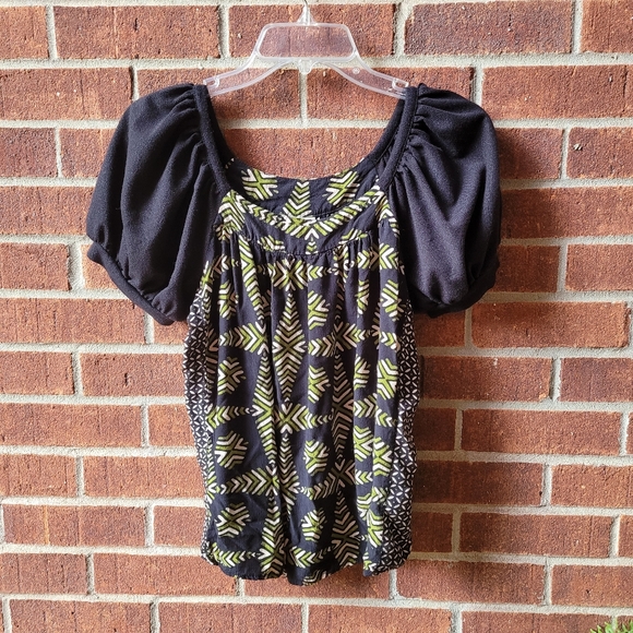 ANTHRO MAEVE Cantina Puff Sleeve Top - Picture 2 of 4